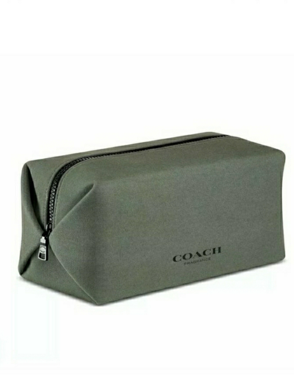 Coach Cosmetic Toiletry Bag Grey Green